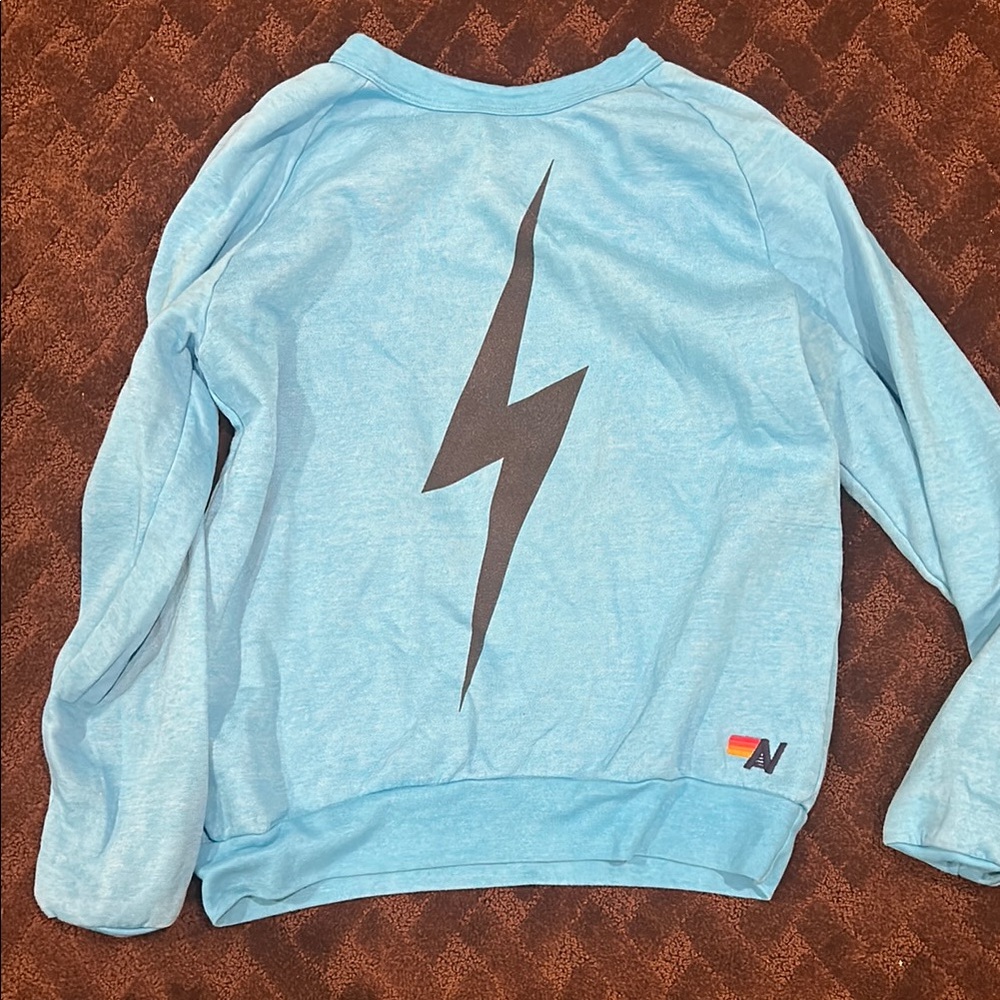 Blue Lightning Bolt Sweatshirt